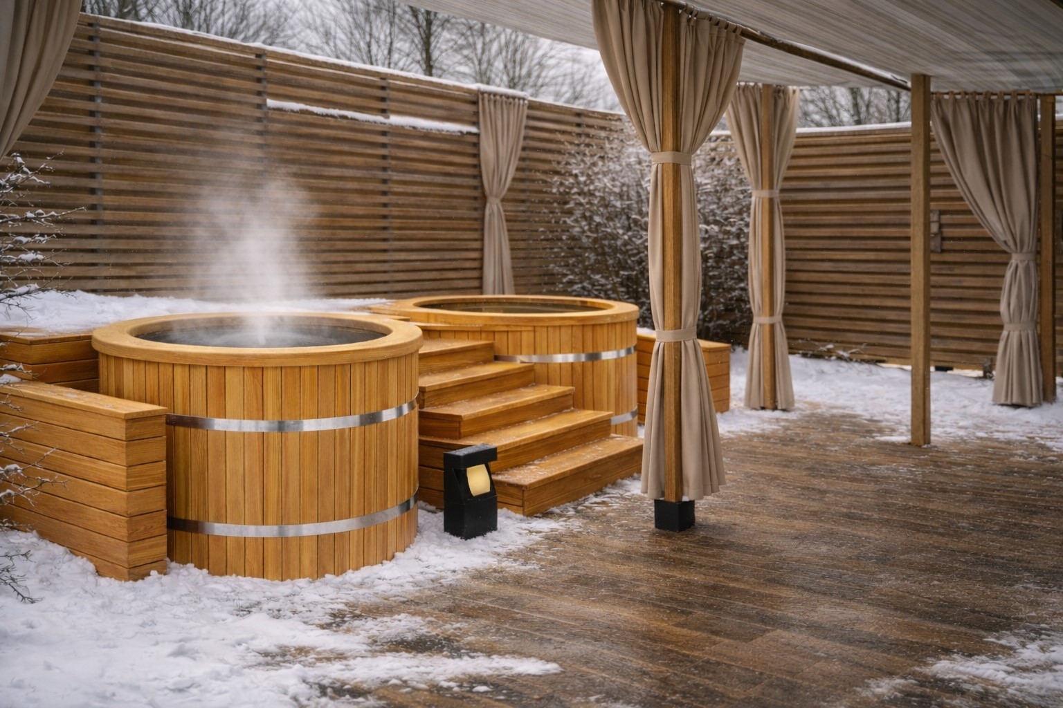 Купель для SPA-зоны — коммерческий проект